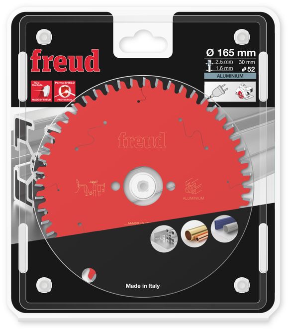 Hovedbilde 165x30 | Z52 | Tannbredde 2,5 mm | Aluminium | Freud Sagblad for Sirkelsag