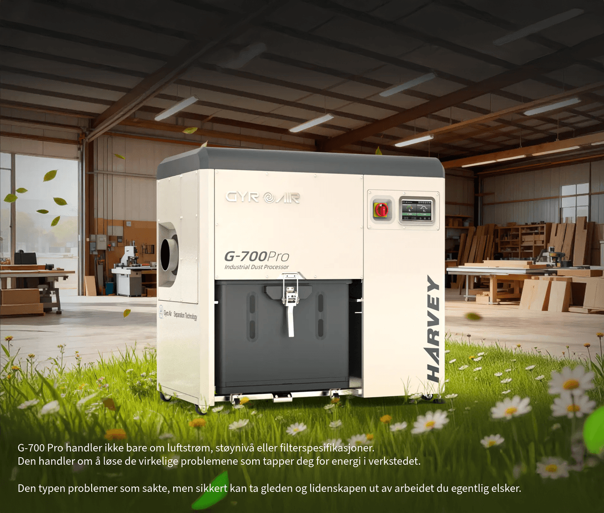 HARVEY GYRO AIR G-700Pro Støv og Sponavsug