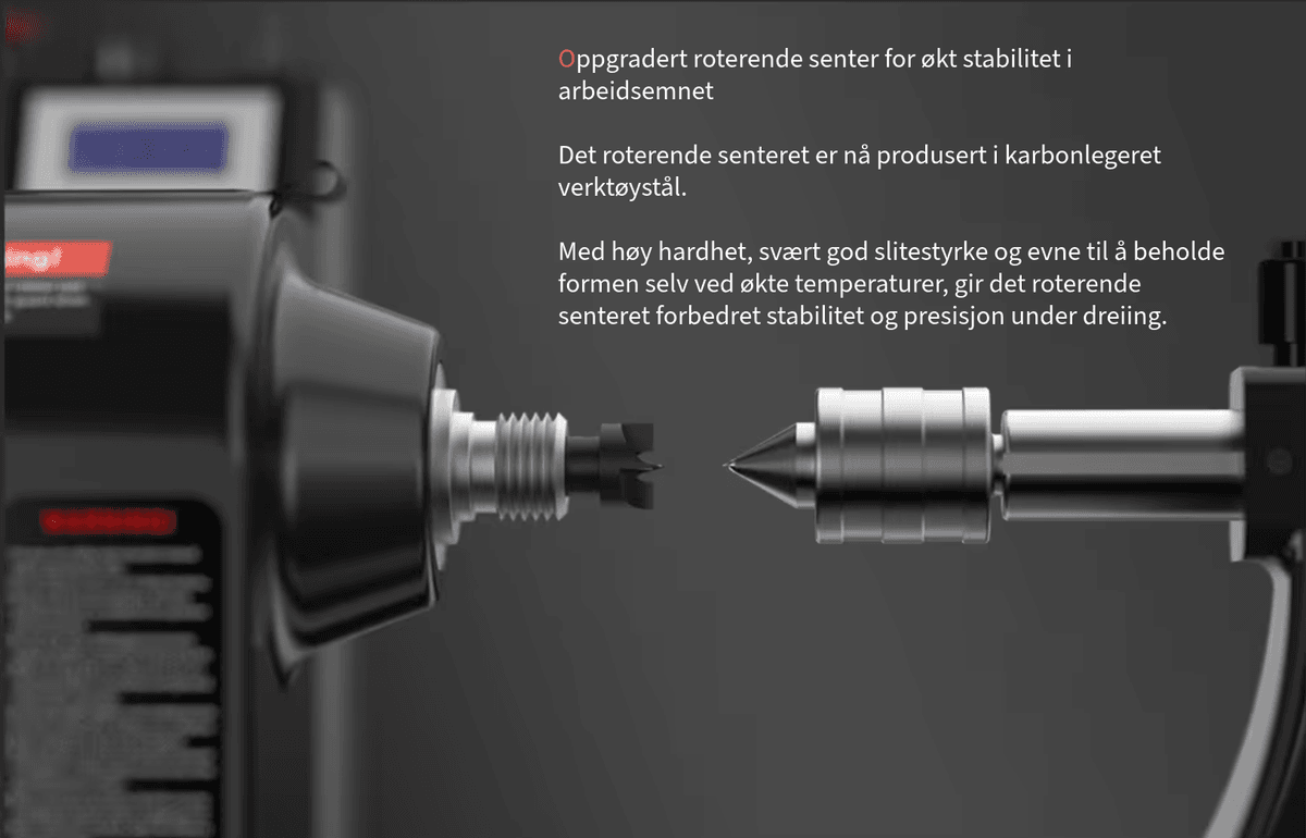 Harvey Dreiebenk TURBO T-40 360 x 610mm med Servo Motor