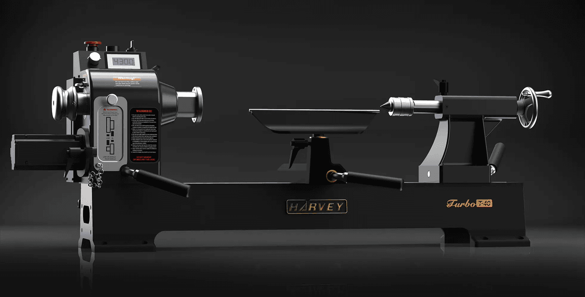 Harvey Dreiebenk TURBO T-40 360 x 610mm med Servo Motor