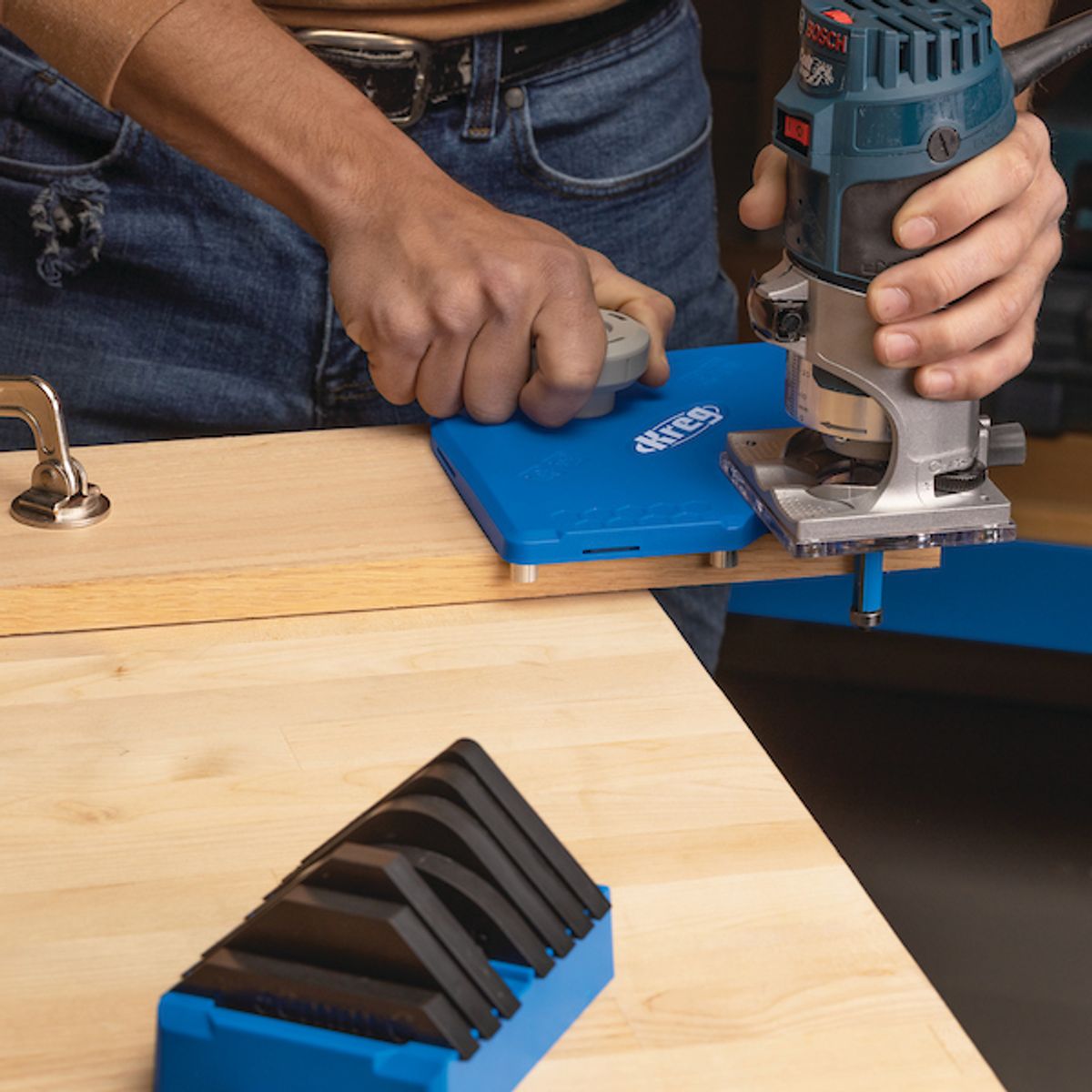 Kreg Hjørne Fresejigg | sett