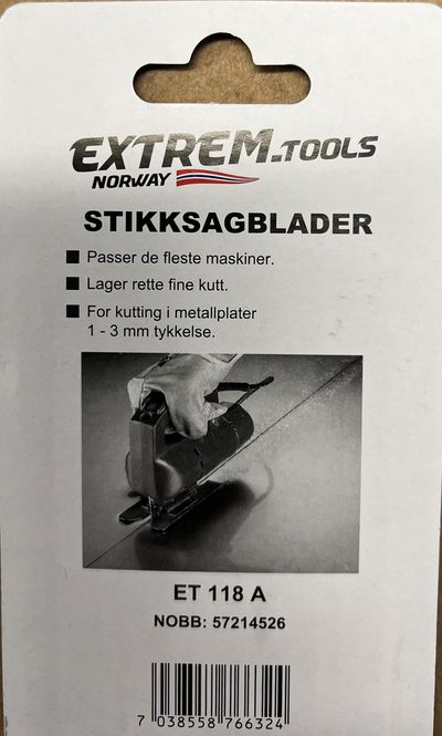 Hovedbilde 5 pk. Ekstrem Stikksagblader for Metall 76mm